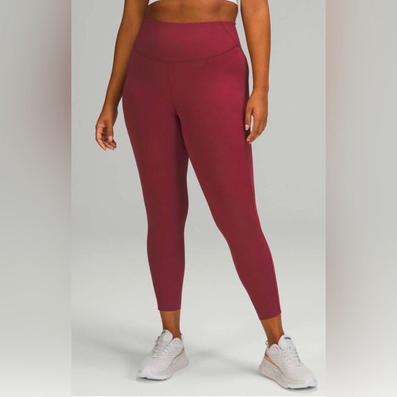 NWOT Lululemon Base Pace High-Rise Running Tight 25" Mulled Wine - Picture 4 of 10